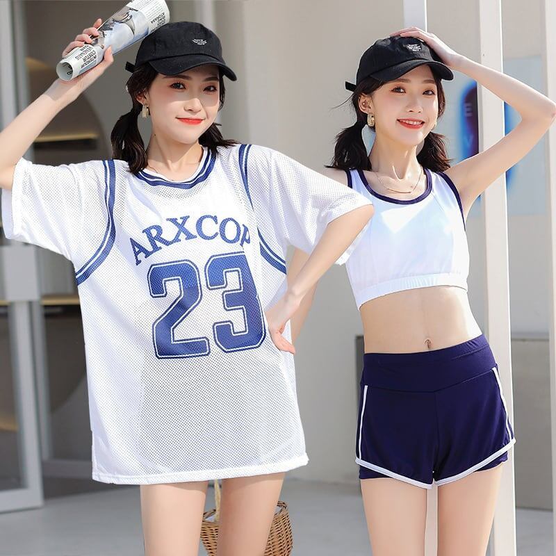 ファッション シャツ＋ジャケット＋ショートパンツ 美人度アップ 3点セット 水着＜S-3433＞