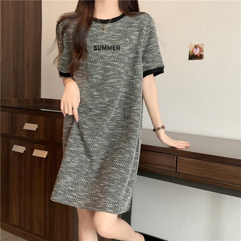 着回し力抜群 Tシャツ カジュアル ゆったりワンピース ＜S-8506＞