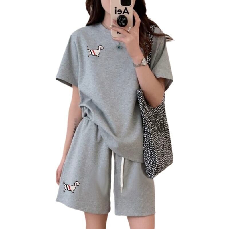 人気上昇中 着心地良い 真夏も快適 カジュアル 全5色 半袖 Tシャツ ショートパンツ セットアップ ＜S-9216＞