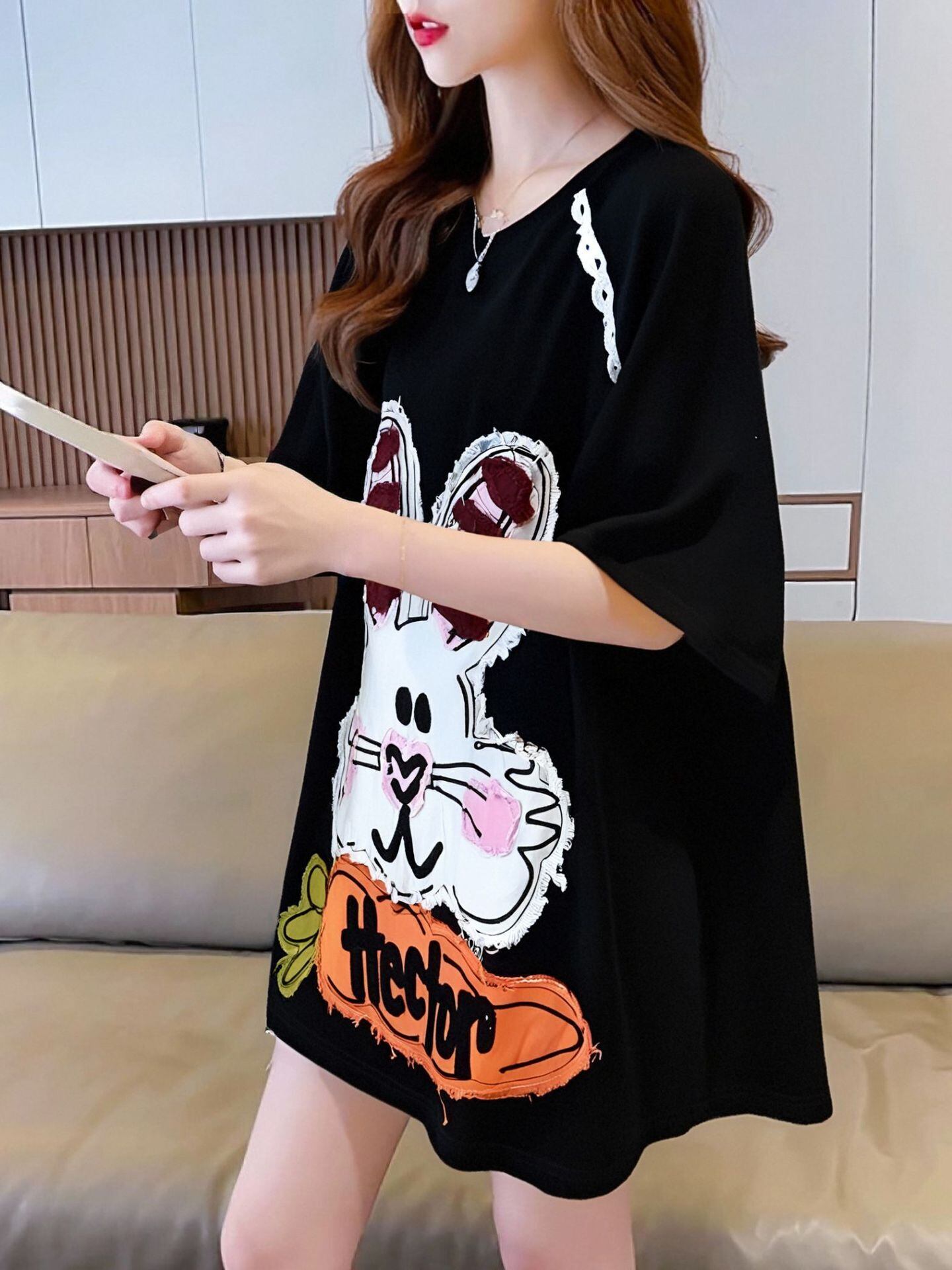 大活躍 好感度UP 海外トレンド カジュアル 全4色 半袖 Tシャツ ＜S-11096＞