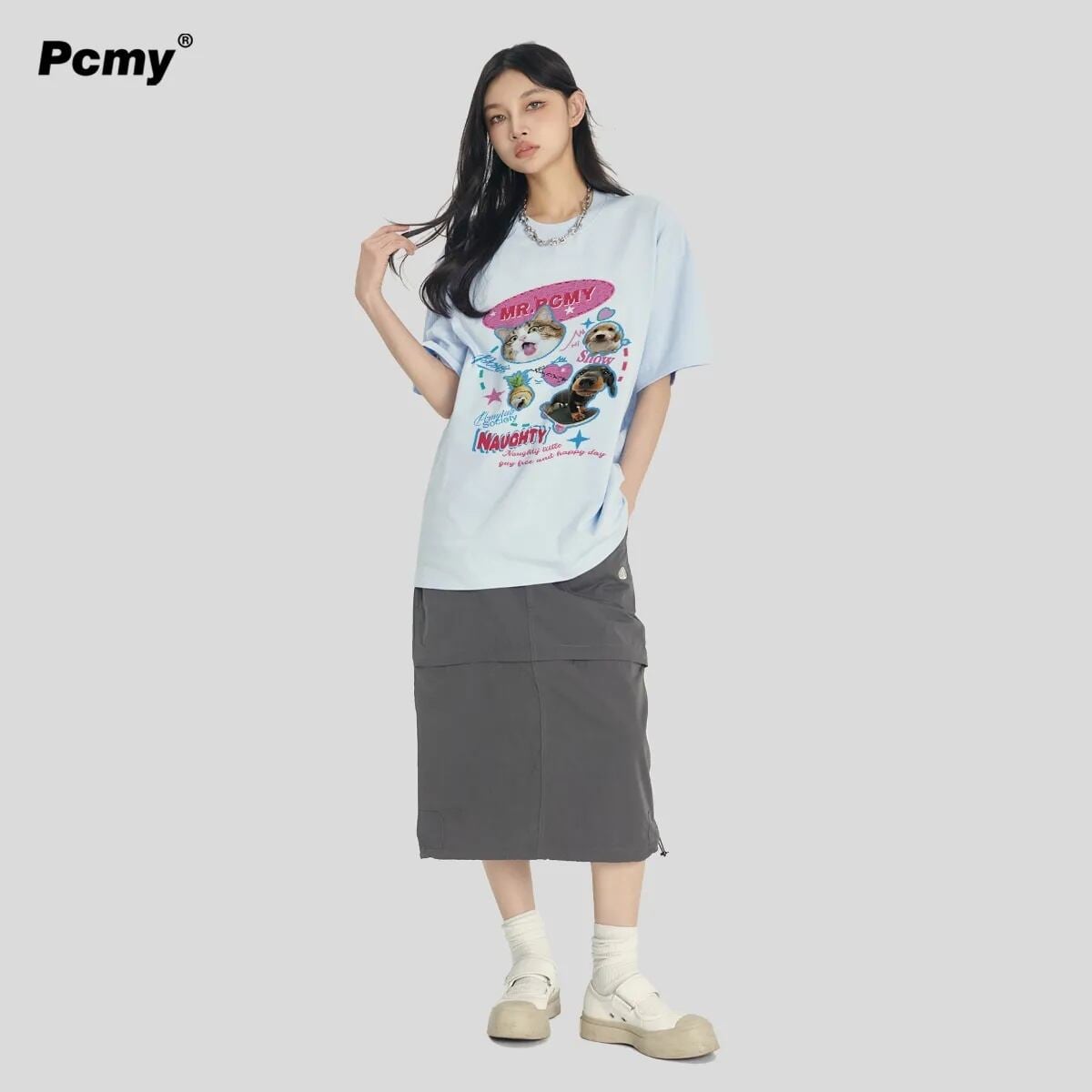 美人度アップ 海外トレンド 定番シンプル 好感度UP カジュアル 全3色 半袖 Tシャツ ＜S-11284＞
