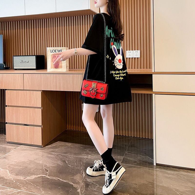 大好評 プリント キュートファッション 半袖Tシャツ＜S-8582＞