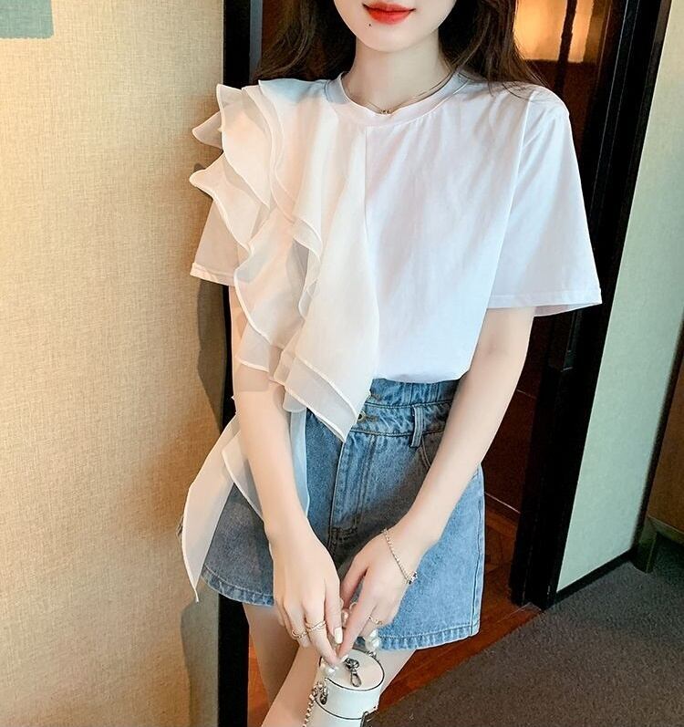 好感度100％ 早い者勝ち 絶対流行 カジュアル 2色選択 Tシャツ<S-11896>