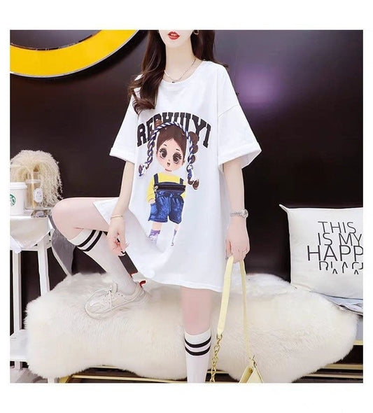 元気いっぱい プリントTシャツ ロング 半袖 ＜S-2840＞