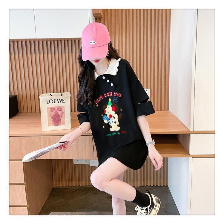 海外トレンド カジュアル 好感度UP 全3色 半袖 Tシャツ ＜S-11197＞