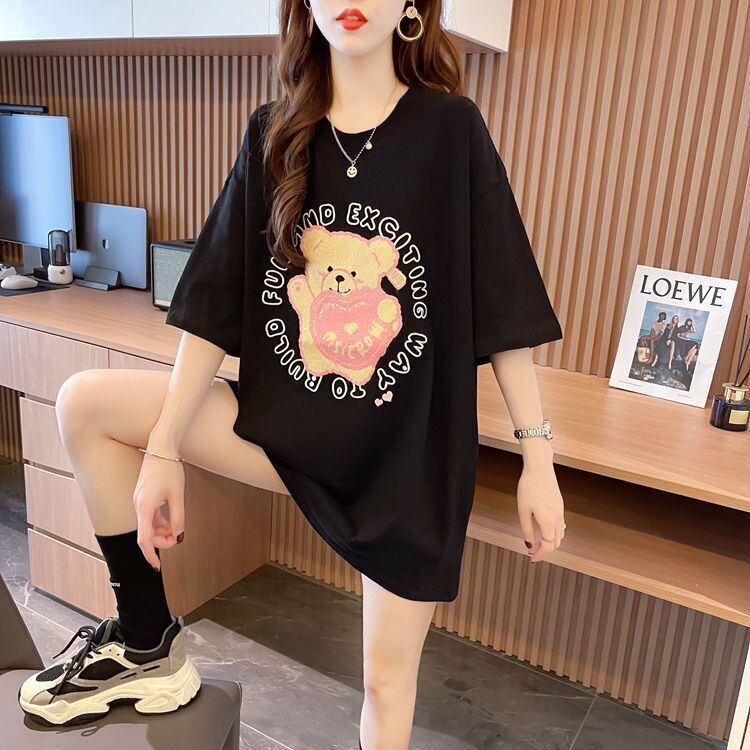 美人度アップ 好感度UP 海外トレンド カジュアル 全3色 半袖 Tシャツ ＜S-11641＞