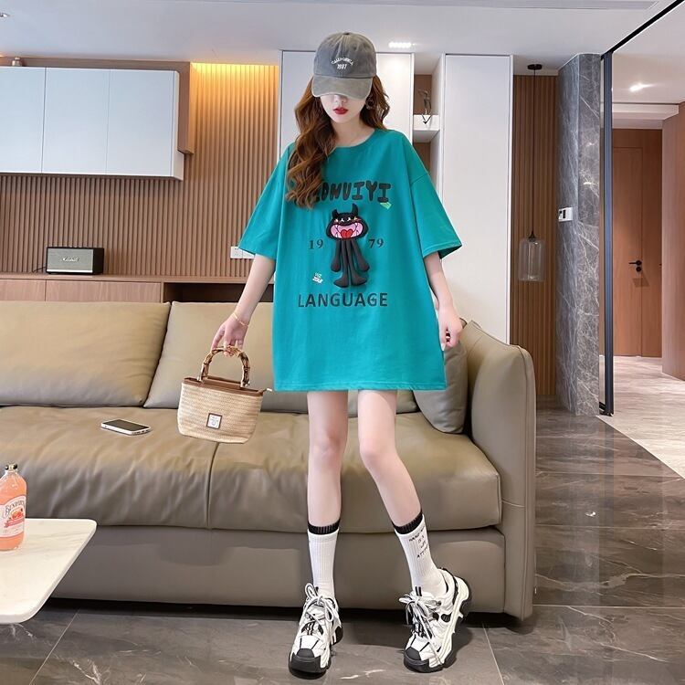 今季マストバイ ファッション 新商品 プリント ゆったり 全4色 半袖 Tシャツ＜S-11365＞
