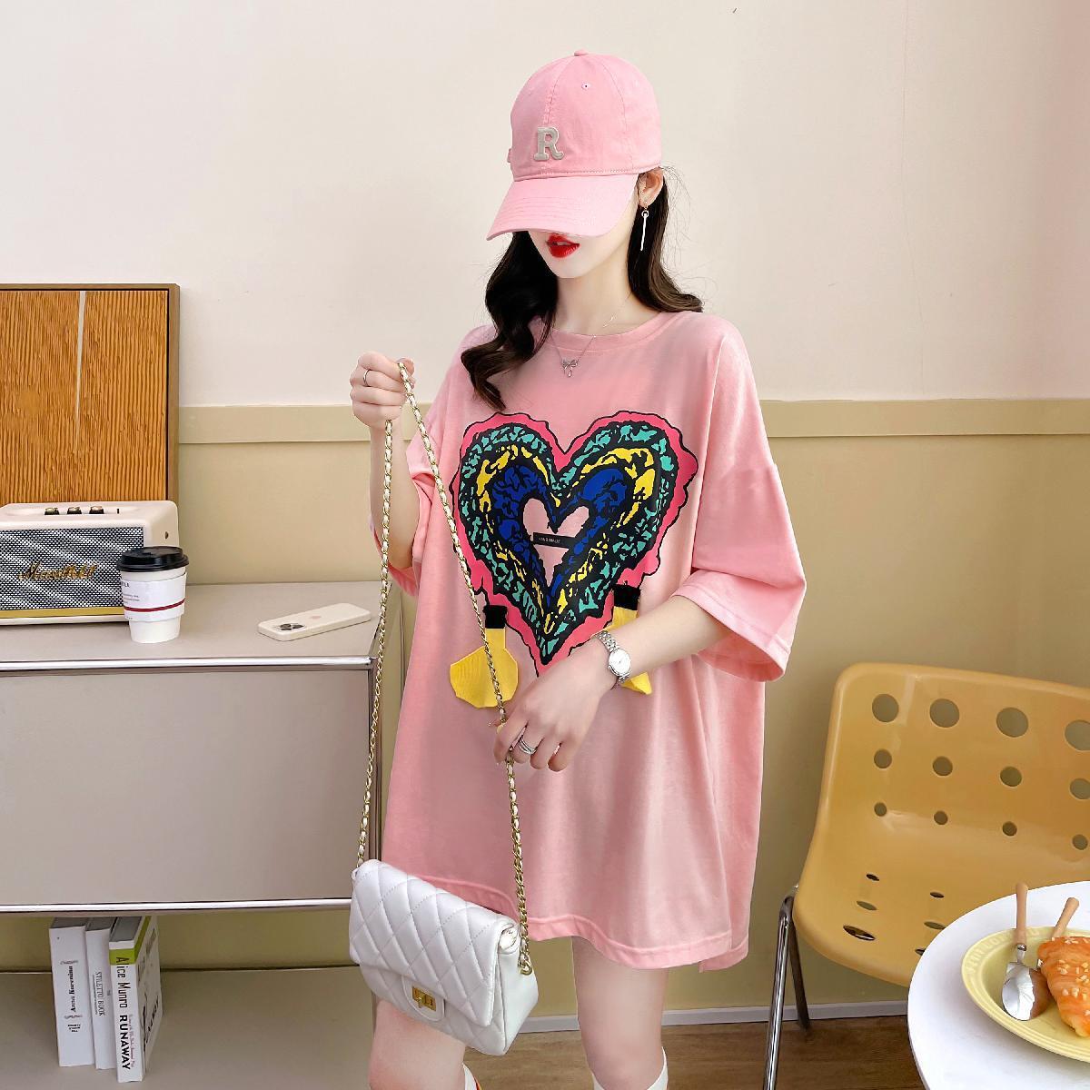 おすすめ シンプル カジュアル ゆったり 半袖Tシャツ＜S-8136＞