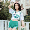 ファッション シャツ＋ジャケット＋ショートパンツ 美人度アップ 3点セット 水着＜S-3433＞