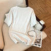 ファッション 切り替え 美人度アップ Tシャツ＋ショートパンツ セットアップ＜S-3527＞