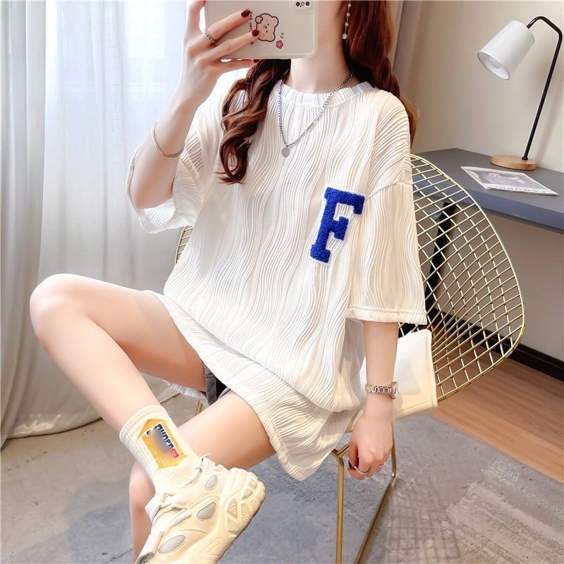好感度満載 ラウンドネック 美感いっぱい Tシャツ カットソー＜S-3061＞