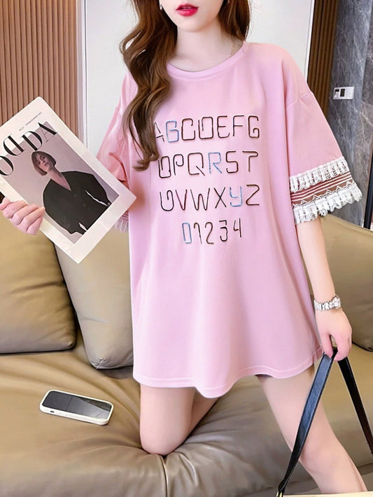 美人度アップ カジュアル 好感度UP 全4色 半袖 Tシャツ ＜S-11048＞