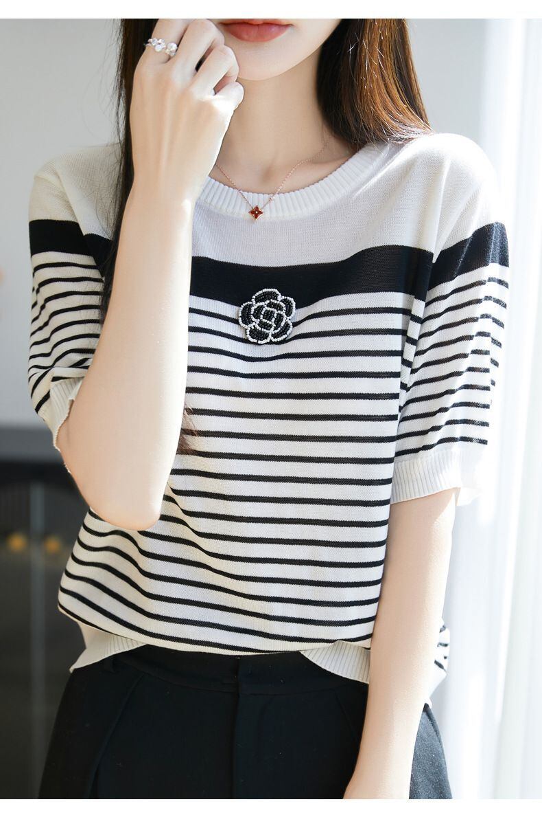 定番シンプル 売り切れ必至 着回し力抜群 全2色 Tシャツ <S-11938>