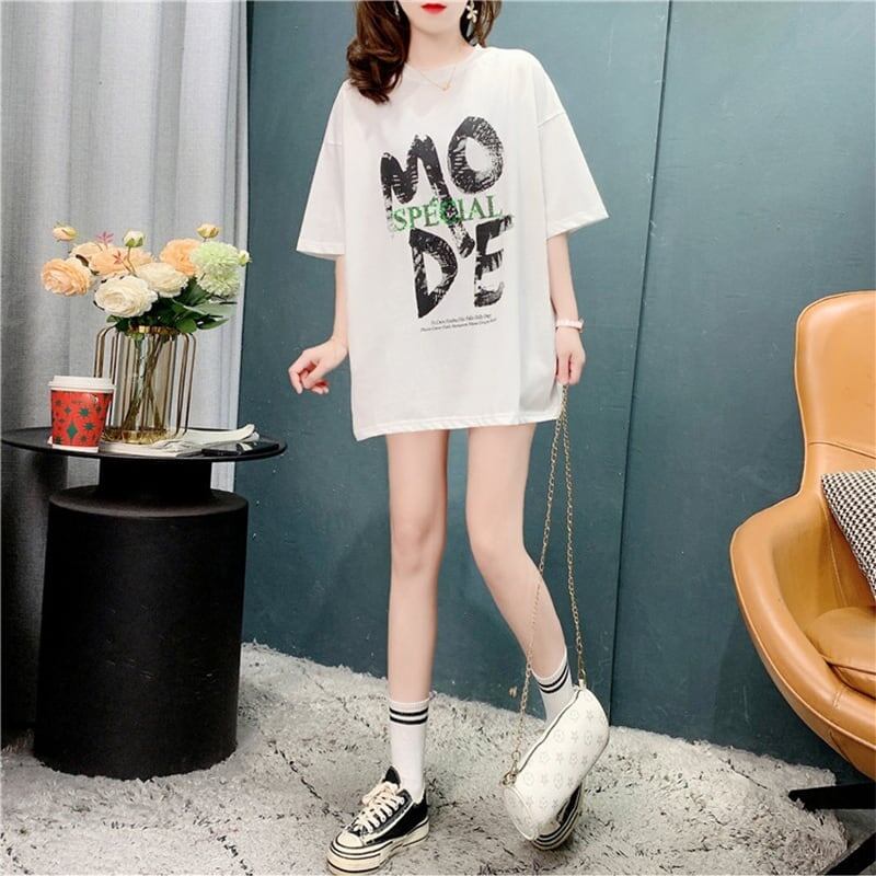 オシャレ度満点 切り替え 好感度満載 プリント Tシャツ カットソー＜S-3672＞