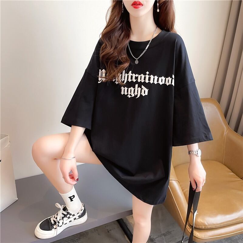 スタイリッシュ 3色選択可 一目惚れ アルファベット Tシャツ カットソー＜S-3060＞