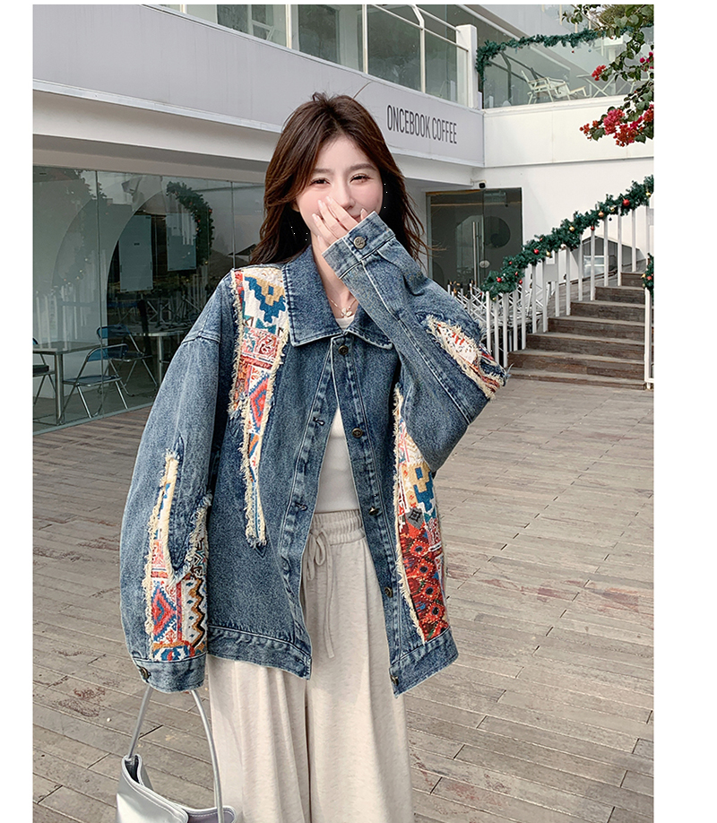 ファッション  優しい印象  カジュアル   デニム ジャケット ＜S-12227＞