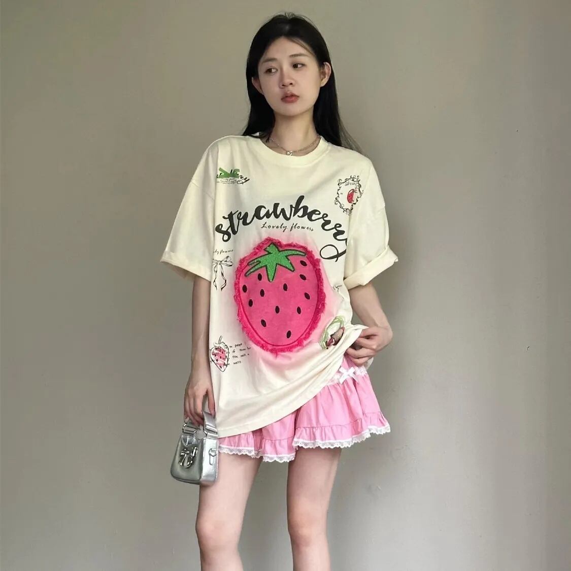 売れ筋 美人度アップ 大好評 好感度UP カジュアル 全4色 半袖 Tシャツ ＜S-11287＞