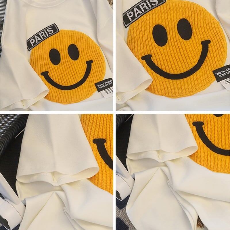 個性的なデザイン プリント オシャレ度満点 Tシャツ カットソー＜S-3373＞