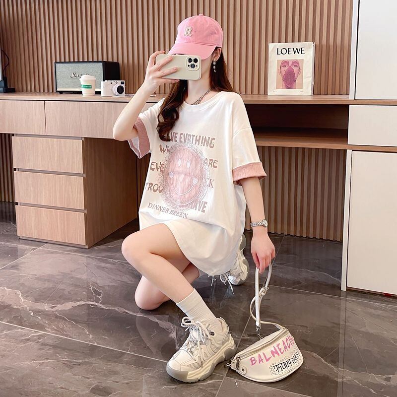 大好評 カジュアル 絶対欲しい キュート プリント全3色 半袖Tシャツ カットソー ＜S-8600＞