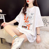 個性的なデザイン プリント 一目惚れ Tシャツ カットソー トップス＜S-3282＞