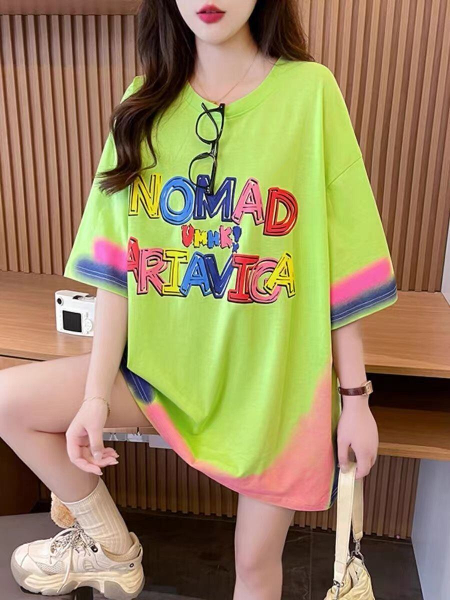 【半額！期間限定！！】着回し力抜群 個性派 ファッション プリント 3色選択 半袖Tシャツ＜S-8589＞