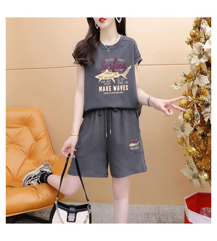 今季マストバイ ファッション カジュアル 半袖Ｔシャツⅹパンツセット全3色 <S-8265>