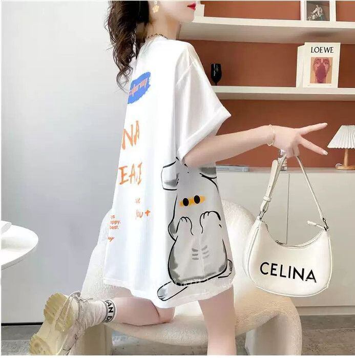 新商品 レース スウィートプリント 全2色 半袖Tシャツ ＜S-8715＞