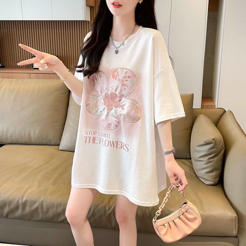 超人気 切り替え カジュアル プリント全3色 半袖Tシャツ カットソー ＜S-8609＞