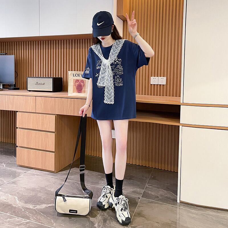 早い者勝ち 絶対流行 売れ筋 早い者勝ち カジュアル 2色選択 Tシャツ<S-11347>