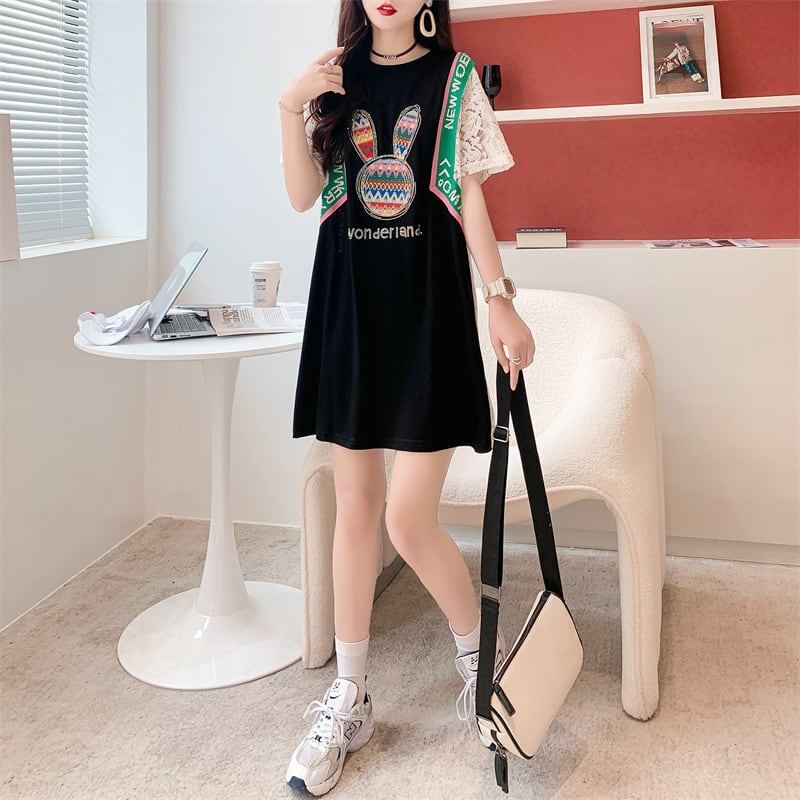 スタイリッシュ プリント 一目惚れ Tシャツ カットソー＜S-3265＞