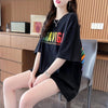スタイリッシュ ラウンドネック 一目惚れ アルファベット Tシャツ カットソー＜S-2888＞