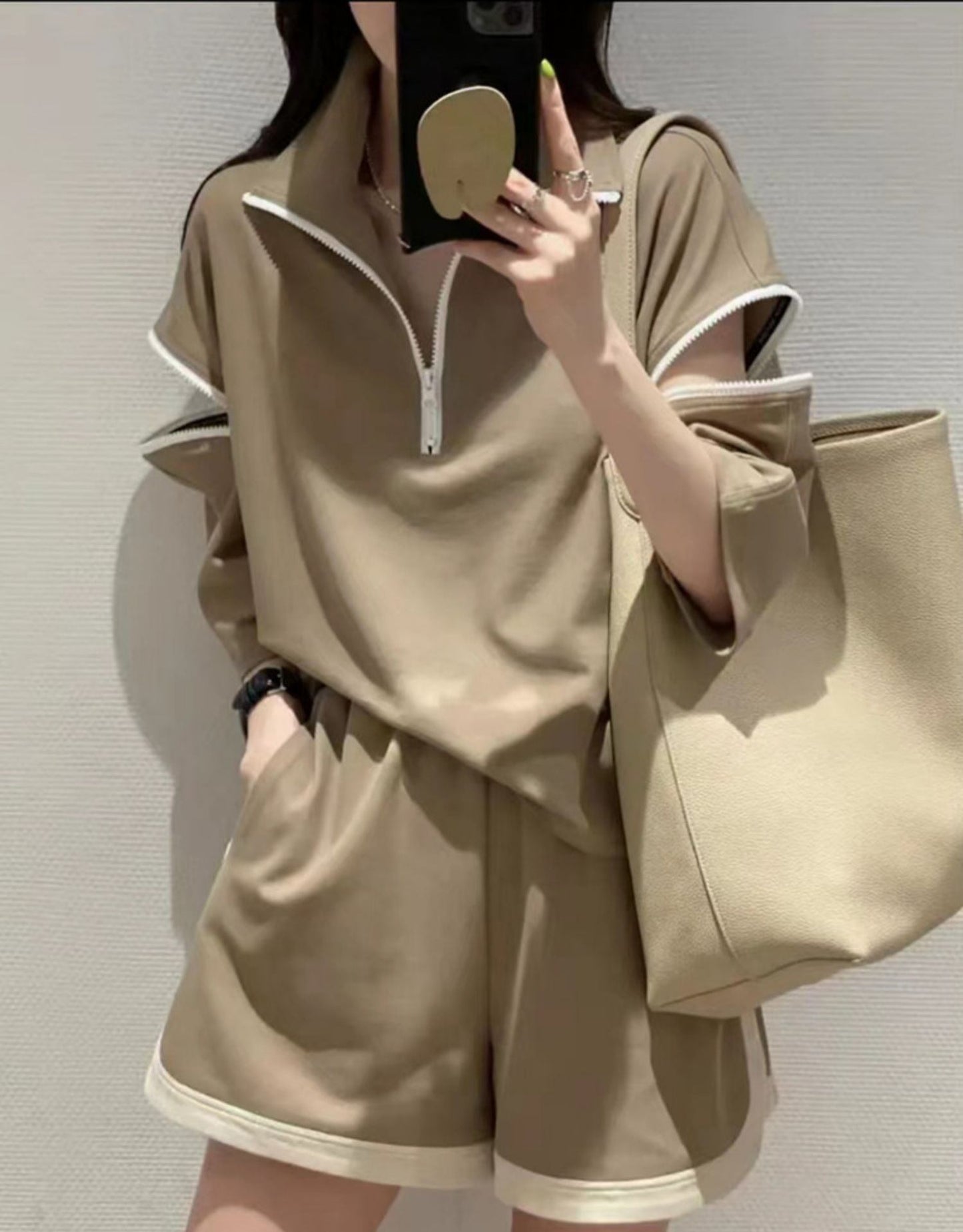 主役級 ファッション 今季マストバイ 個性派 半袖Ｔシャツⅹパンツセット<S-6533>