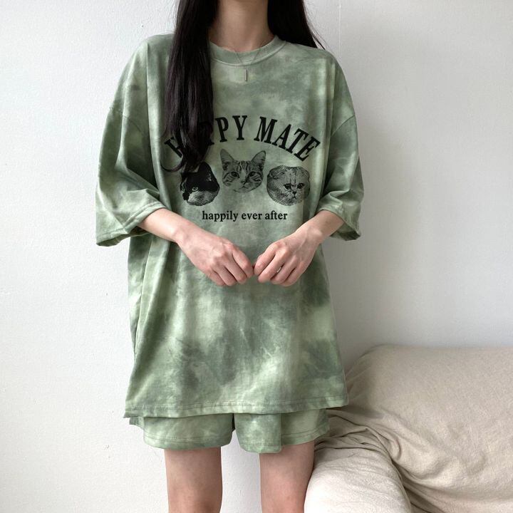 超人気 着心地良い どんな体型にも適合 カジュアル 全5色 半袖 Tシャツ ショートパンツ セットアップ ＜S-9268＞