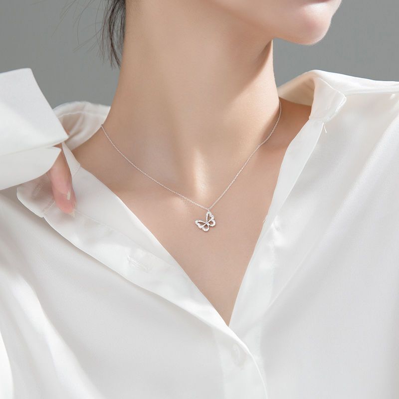 定番シンプル 美感いっぱい 清純甘くて女子力UP 2色 ネックレス アクセサリー＜S-12752＞