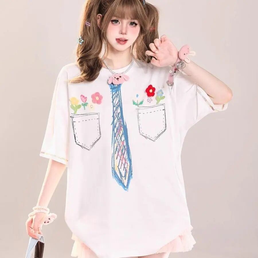 定番シンプル 絶対流行 今季マストバイ 早い者勝ち カジュアル 2色選択 Tシャツ<S-11664>