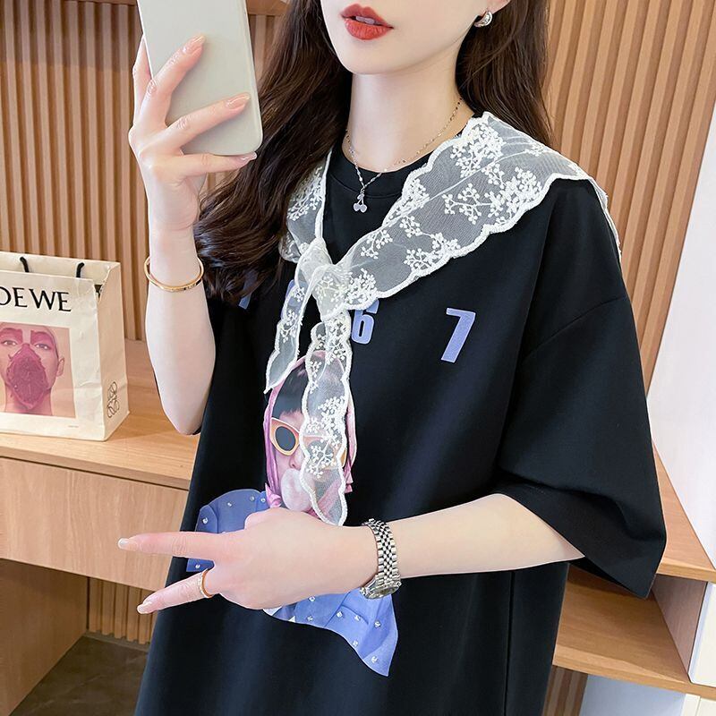 定番シンプル 好感度UP 海外トレンド カジュアル 全3色 半袖 Tシャツ ＜S-11445＞
