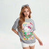 男女兼用 人気 プリント 半袖 Tシャツ <S-13177>
