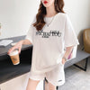 着心地抜群 切り替え 女性力を高める Tシャツ＋ショートパンツ セットアップ＜S-3553＞