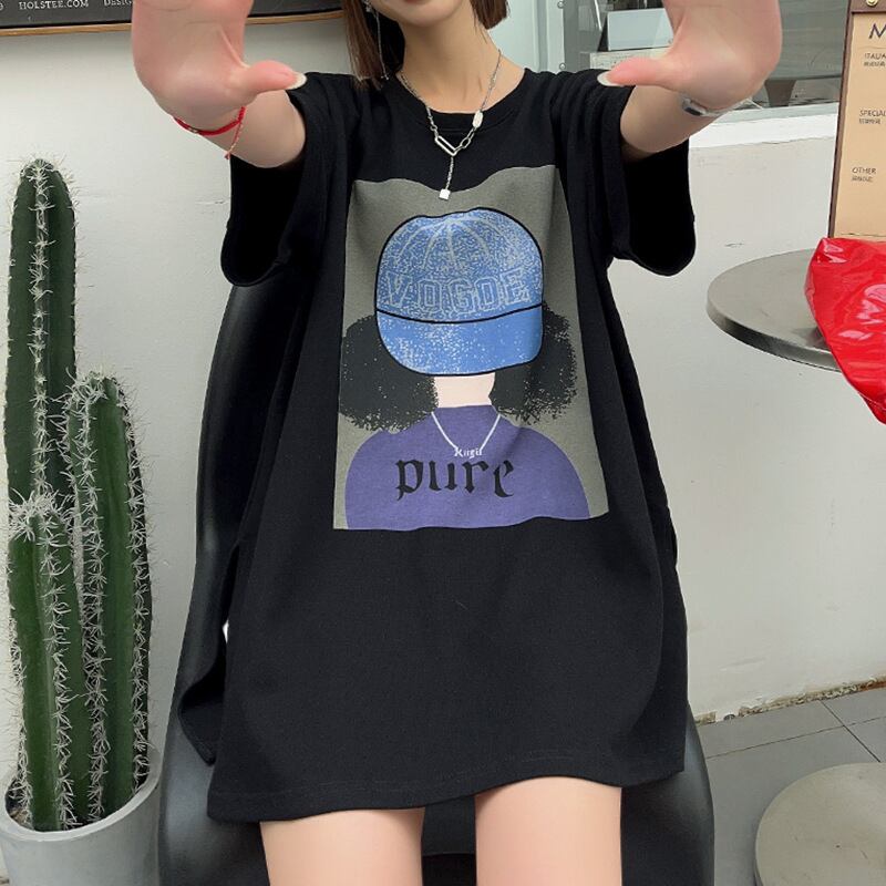 話題沸騰中 都市ファッショ 流行新作 オシャレ デザイン プリント全6色 半袖Tシャツ<S-9108>