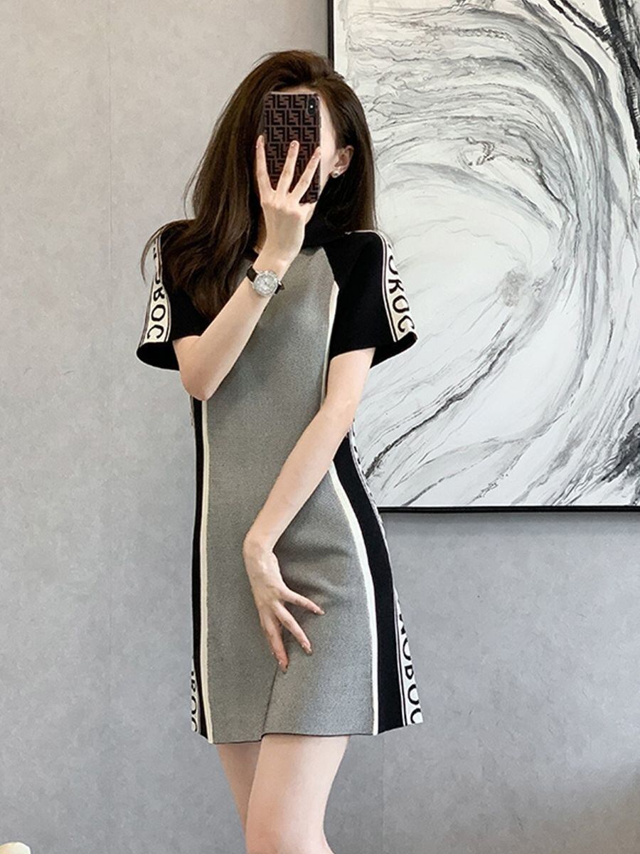 新商品 ファッション 美人度アップ 切り替え ワンピース＜S-8839＞