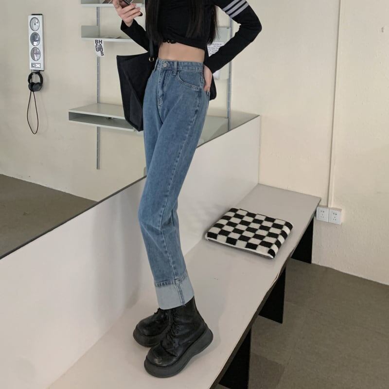 スリム ハイウエスト オシャレ度満点 パンツ ボトムス＜S-3735＞
