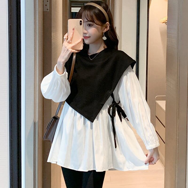 ゆったり感アップ 切り替え 知的で品の良い シャツ＜S-2944＞