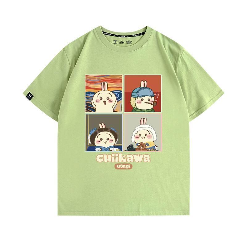 ベストセラーアイテム！ カジュアルプリント全5色 早い者勝ち 半袖Tシャツ 男女兼用<S-9124>
