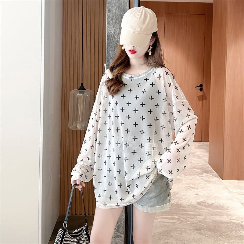 着心地抜群 ラウンドネック 女性力を高める Tシャツ カットソー＜S-3045＞