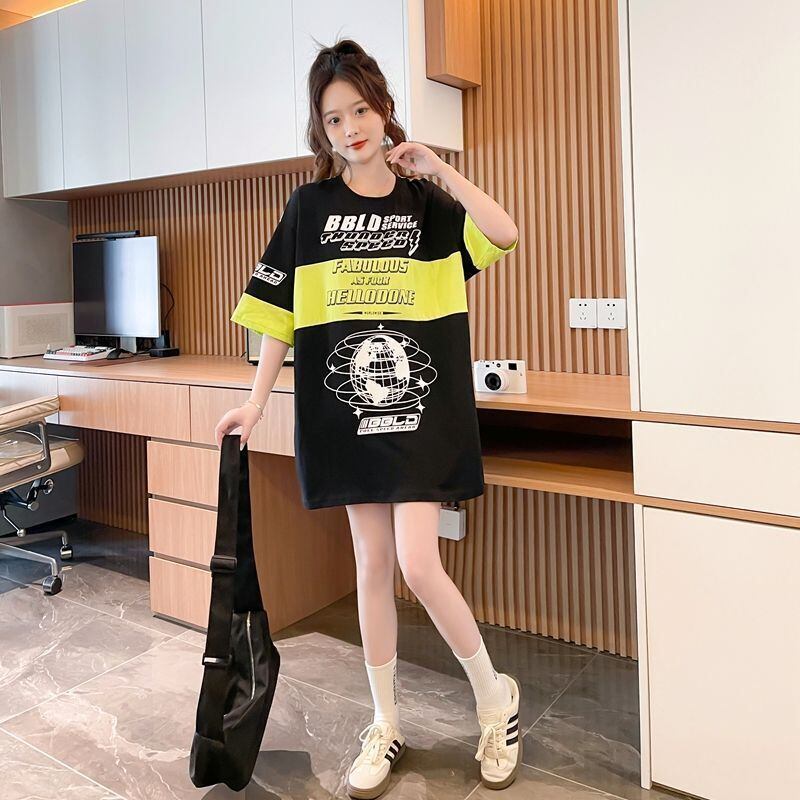 おすすめ 早い者勝ち 絶対流行 カジュアル 2色選択 Tシャツ<S-11582>