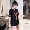 売り切れ必至 アクティブも綺麗も叶う 上品 プリント 全3色 半袖 Tシャツ <S-8990>