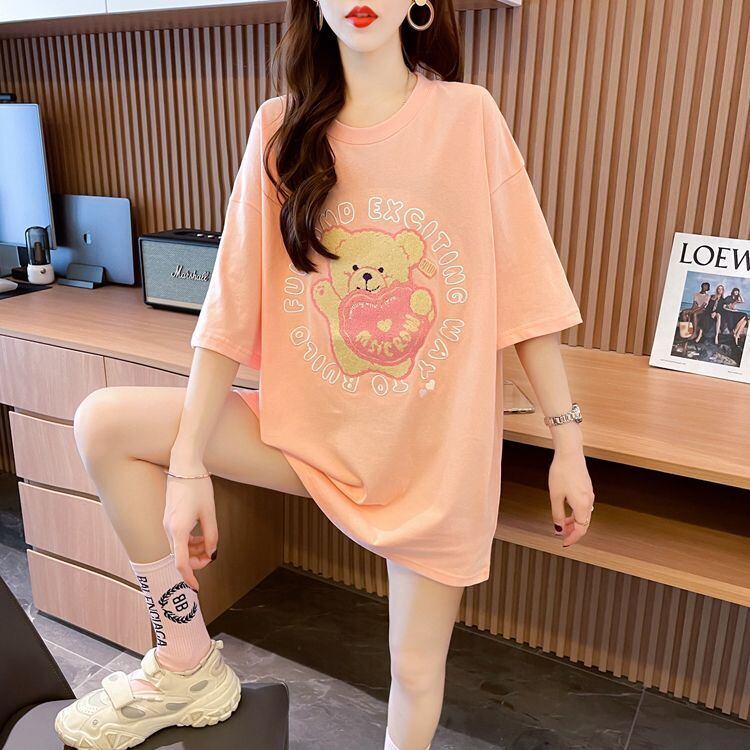 美人度アップ 好感度UP 海外トレンド カジュアル 全3色 半袖 Tシャツ ＜S-11641＞