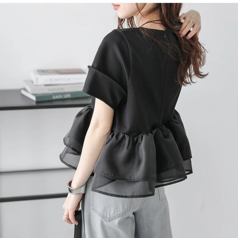 知的 海外トレンド 早い者勝ち 好感度UP カジュアル 全3色 半袖 Tシャツ ＜S-11763＞