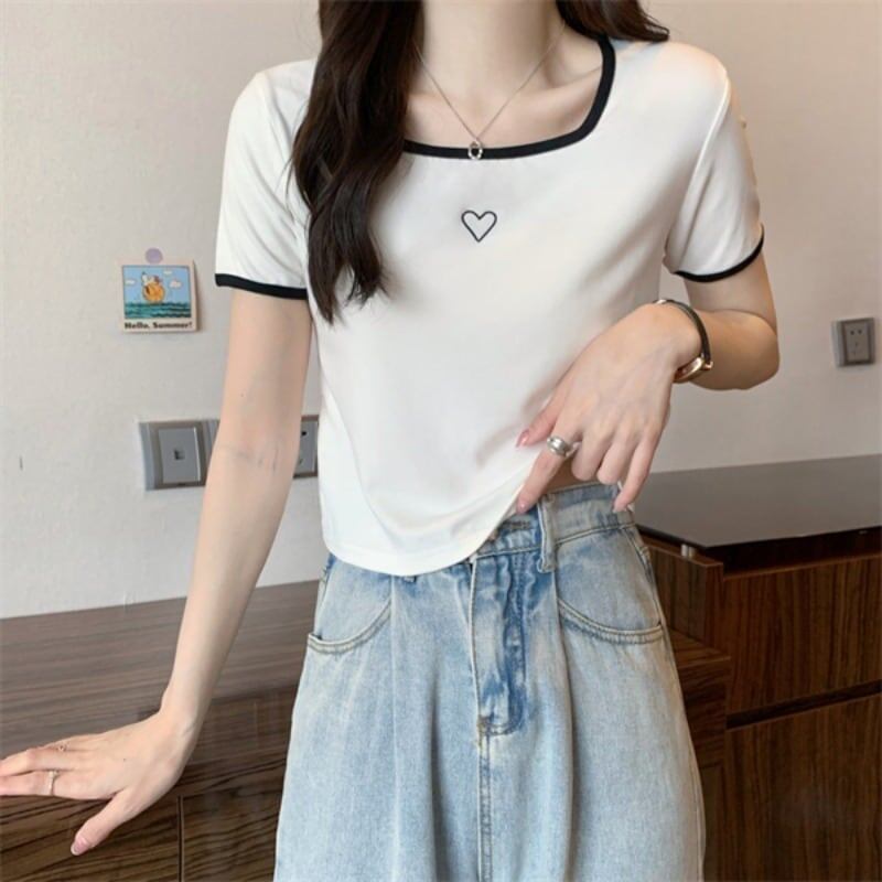 スリム 切り替え スタイリッシュ Tシャツ カットソー＜S-3449＞