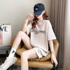 着心地抜群 切り替え 女性力を高める Tシャツ＋ショートパンツ セットアップ＜S-3553＞